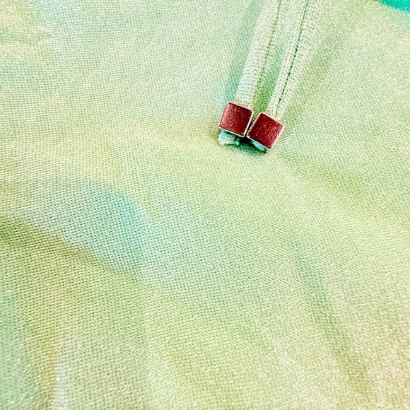 Becca Shimmer One Shoulder Asymmetrical One Piece Swimsuit in Seafoam Green NWT - Picture 8 of 11